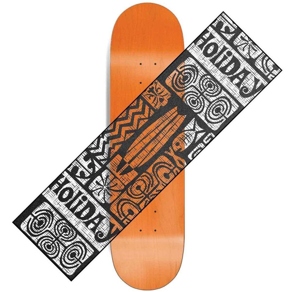Holiday Skate Co. Tiki Rips Printed Clear Griptape