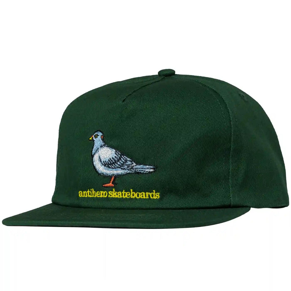 Anti Hero - Anti Hero Lil Pigeon Snapback Cap Forest Green Yellow - Handelsware