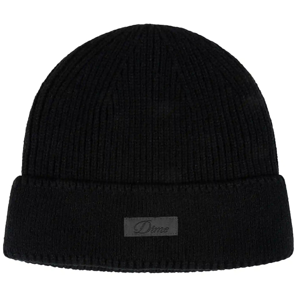 Dime - Dime Cursive Rib Mütze Schwarz