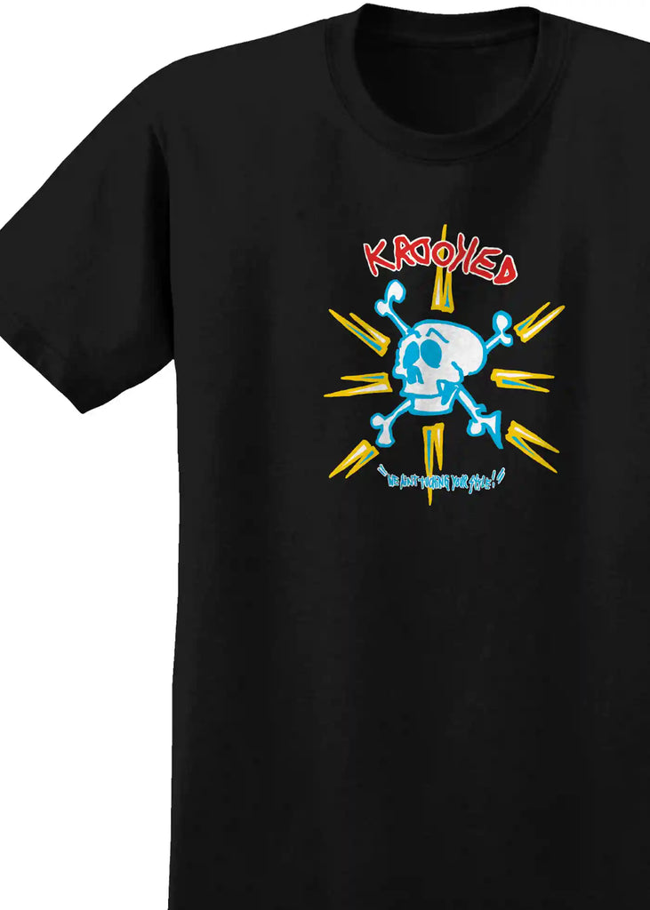 Krooked Style T Shirt Black Handelsware Krooked   