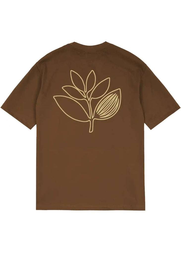 Magenta - Magenta Outline T-Shirt Hazelnut