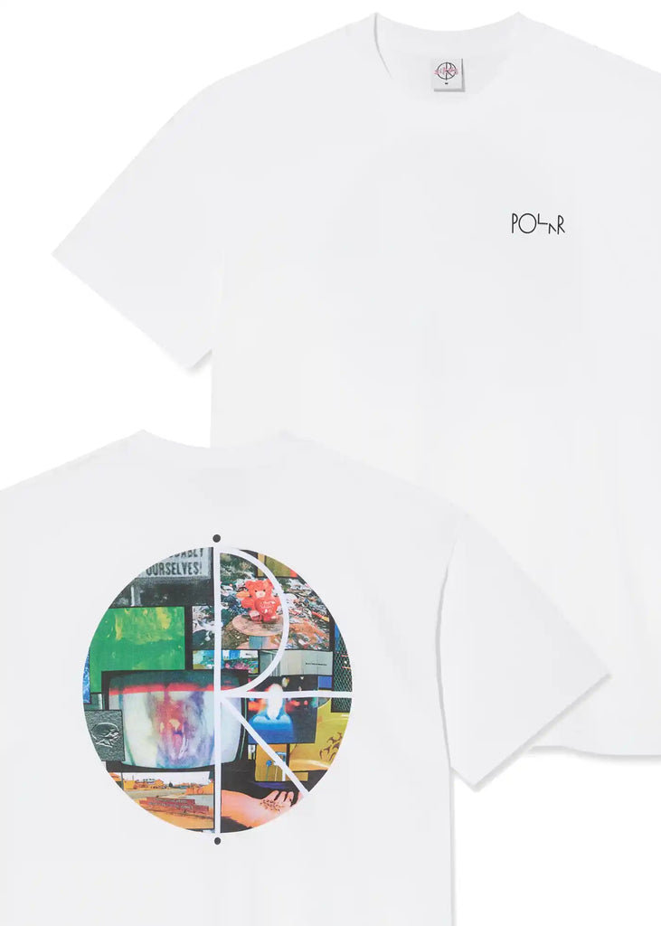 Polar - Polar Skate Co. Fill Logo Ourselves Collage T-Shirt Weiß