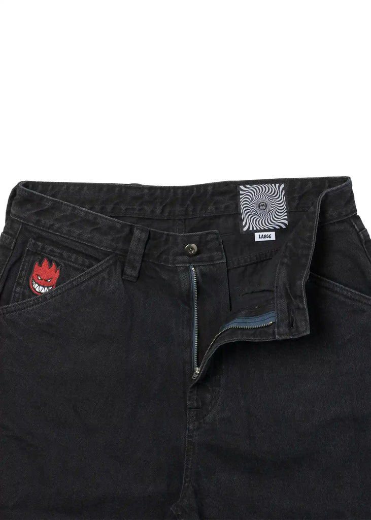 Spitfire Bighead Fill Jeans Shorts Black Handelsware Spitfire   