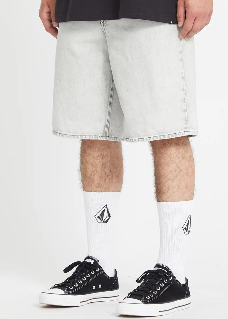 Volcom - Volcom Billow Baggy Jeans Shorts Bone