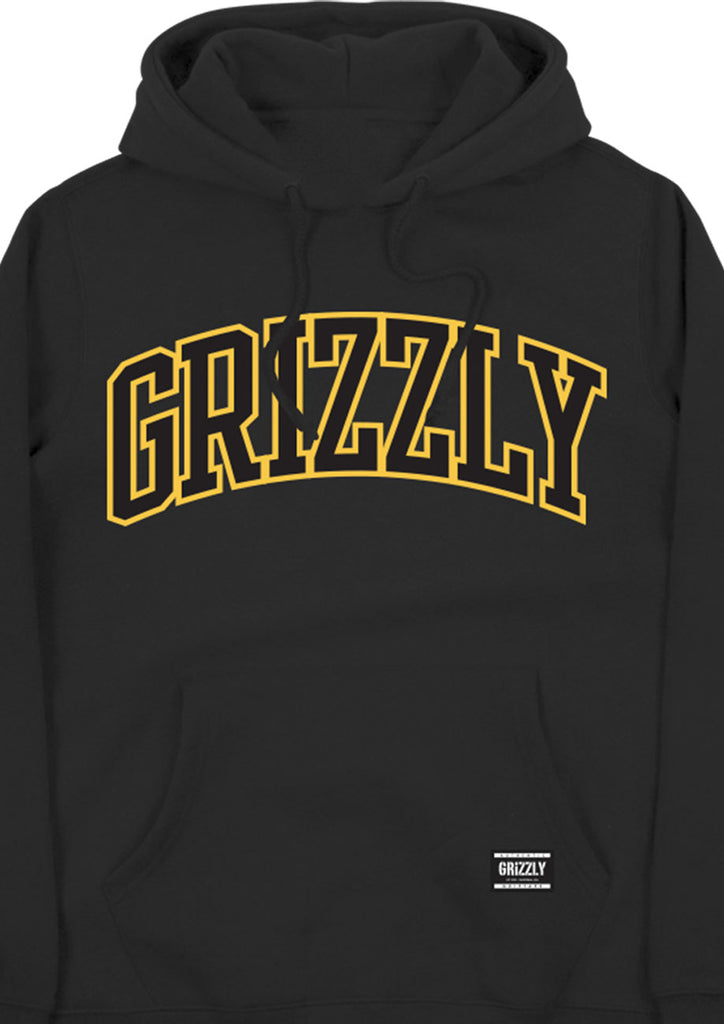 Grizzly University Hood Black  Grizzly   