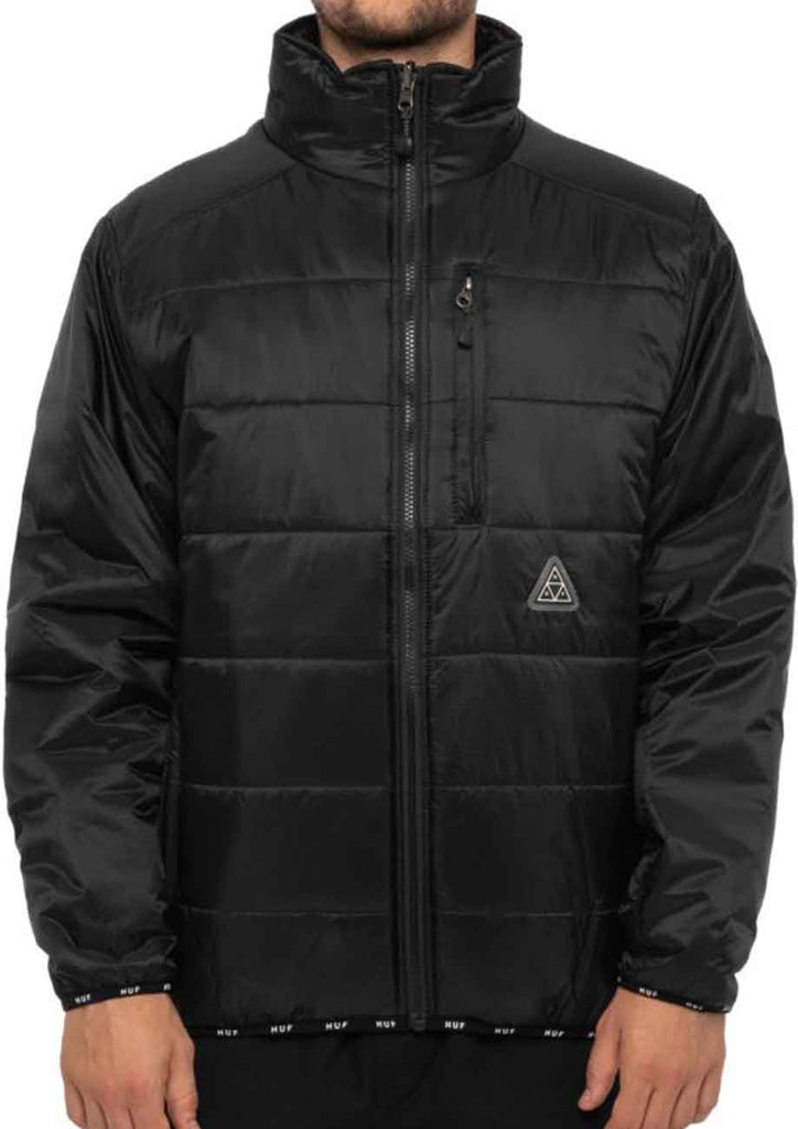 HUF Geode Puffy Jacket Black  HUF   