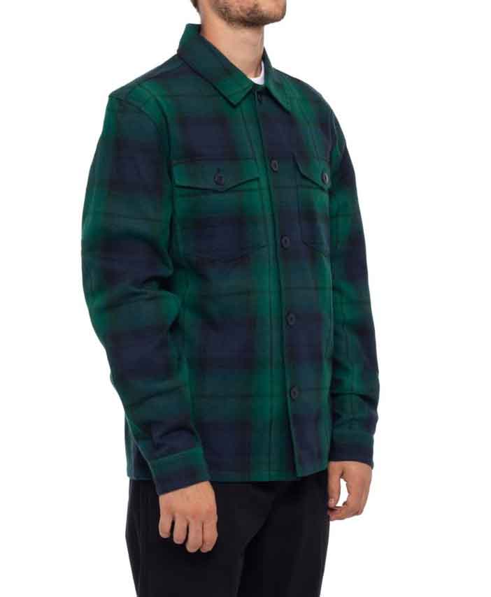 HUF John BDU Flanell Hemd Dark Navy  HUF   