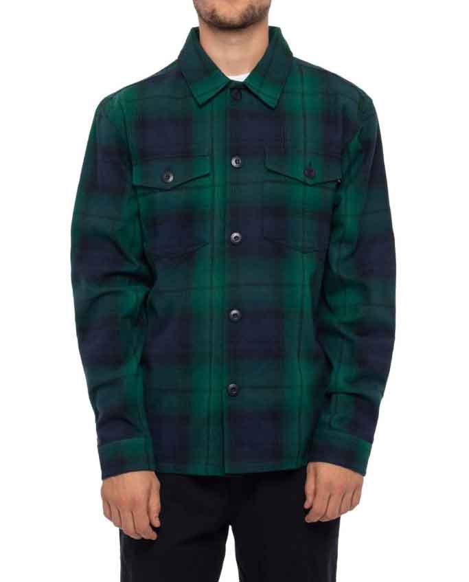 HUF John BDU Flanell Hemd Dark Navy  HUF   