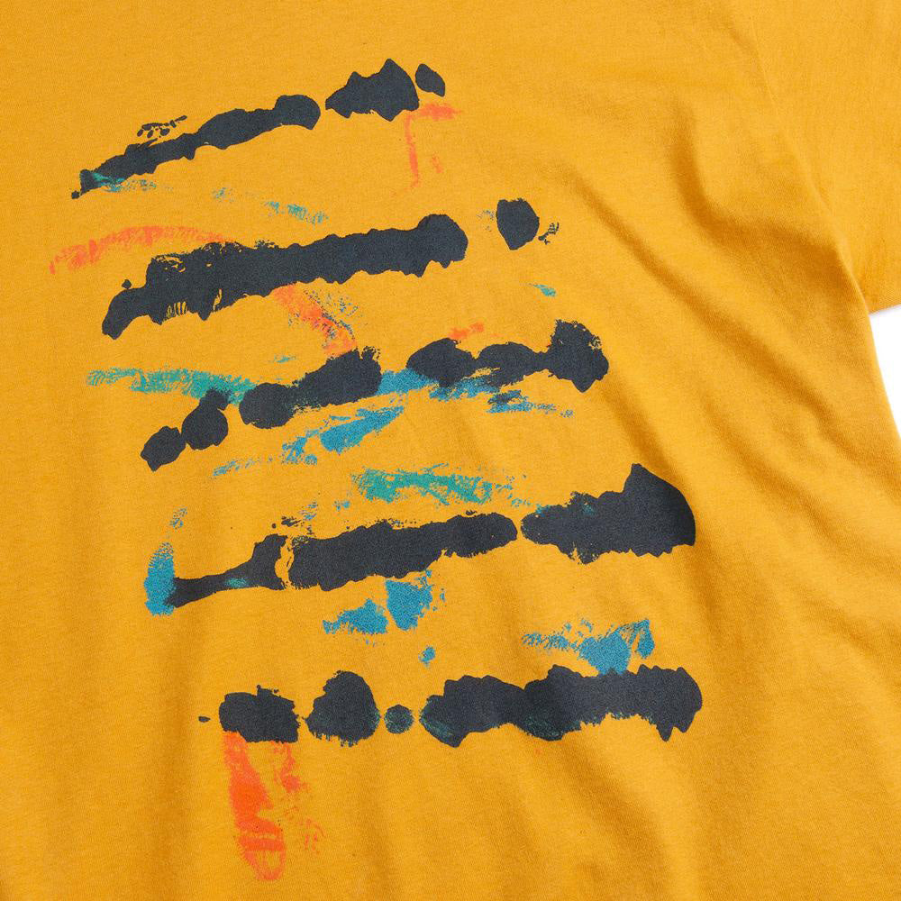 Habitat Elena Johnston Abstraction Tee Mustard  Habitat   