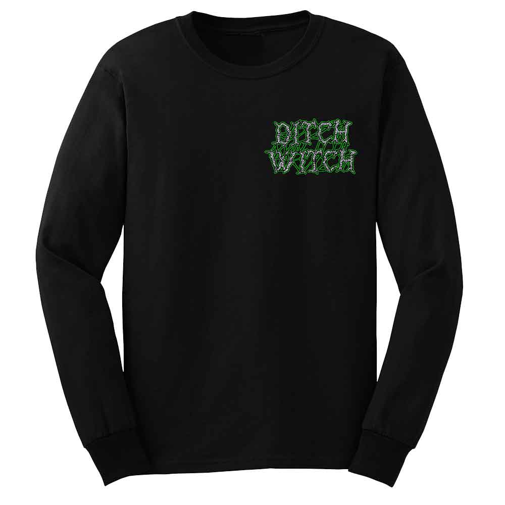 Heroin Ditch Witch 3 Longsleeve T-Shirt Black  Heroin Skateboards   