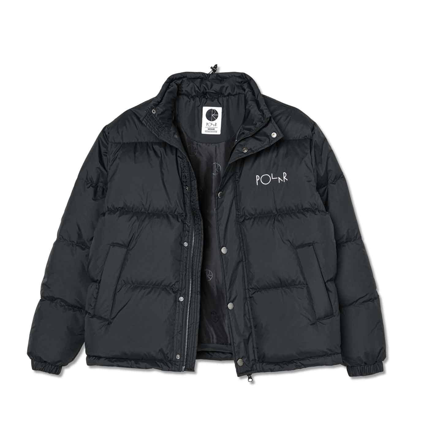 Polar Skate Co. Basic Puffer Jacket Black – Freedom Skateshop