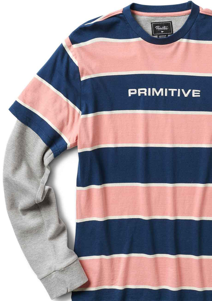 Primitive 2 Fer Longsleeve Knit Shirt Navy  Primitive   