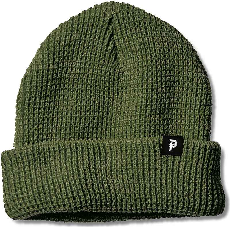 Primitive Dirty P Waffle 2 Fer Beanie Olive  Primitive   