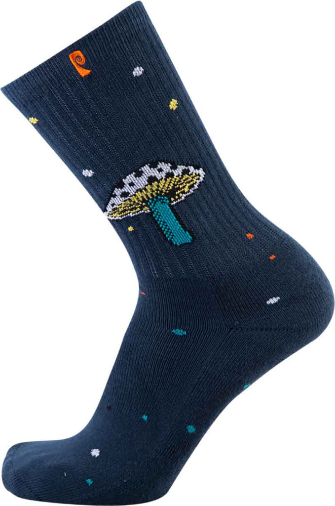 Psockadelic Mushroom 3 Socks Dark Blue  Psockadelic   