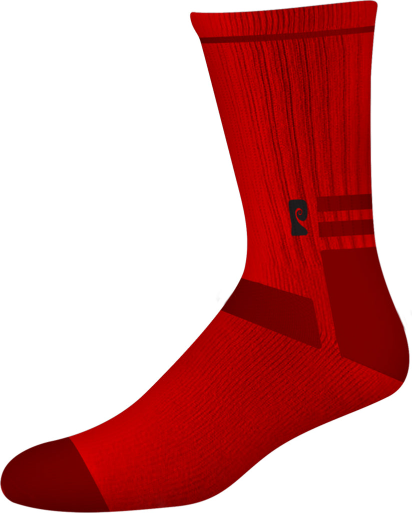 Psockadelic Rough Socks Red  Psockadelic   