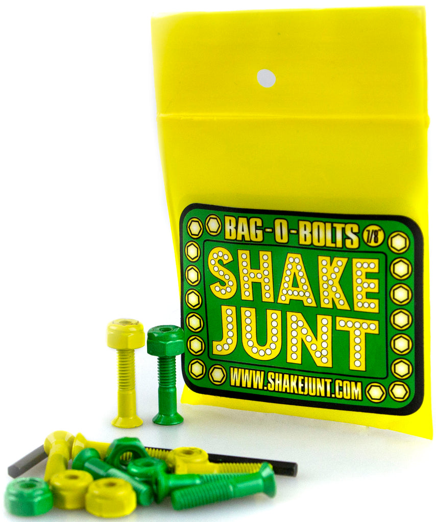 Shake Junt Bolts All Green Yellow Inbus 7/8"  Shake Junt   