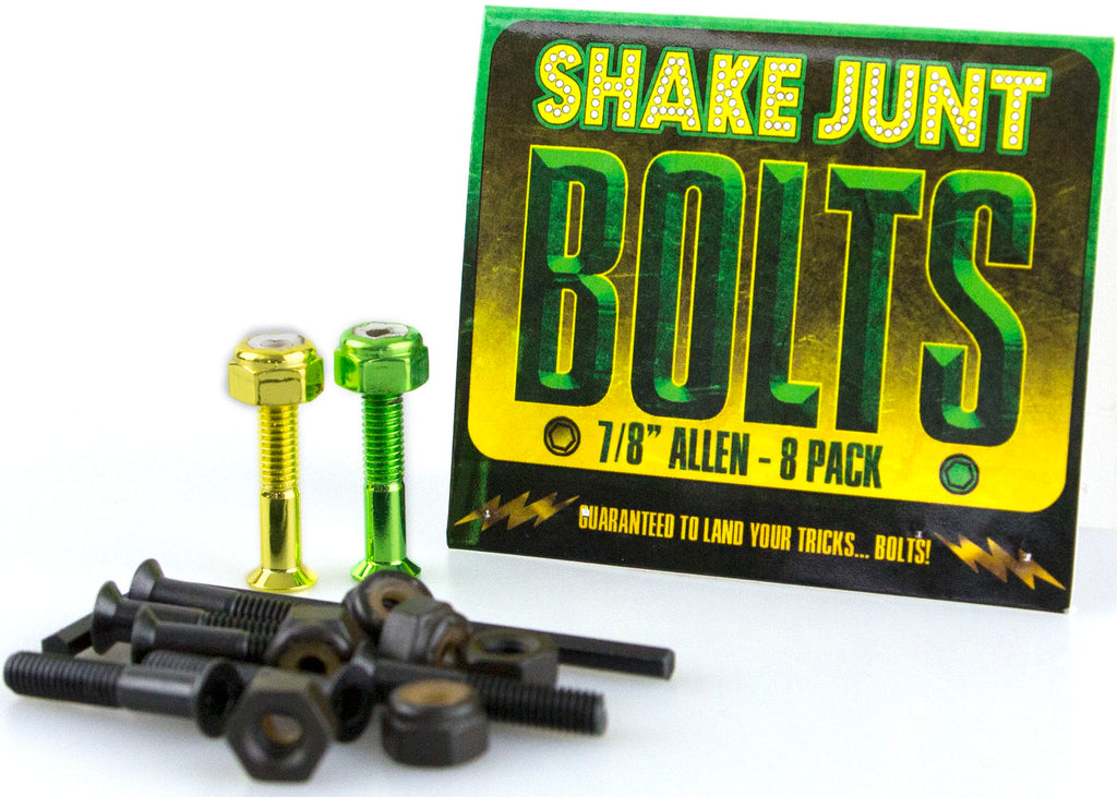 Shake Junt Bolts Green Yellow Inbus 7/8"  Shake Junt   