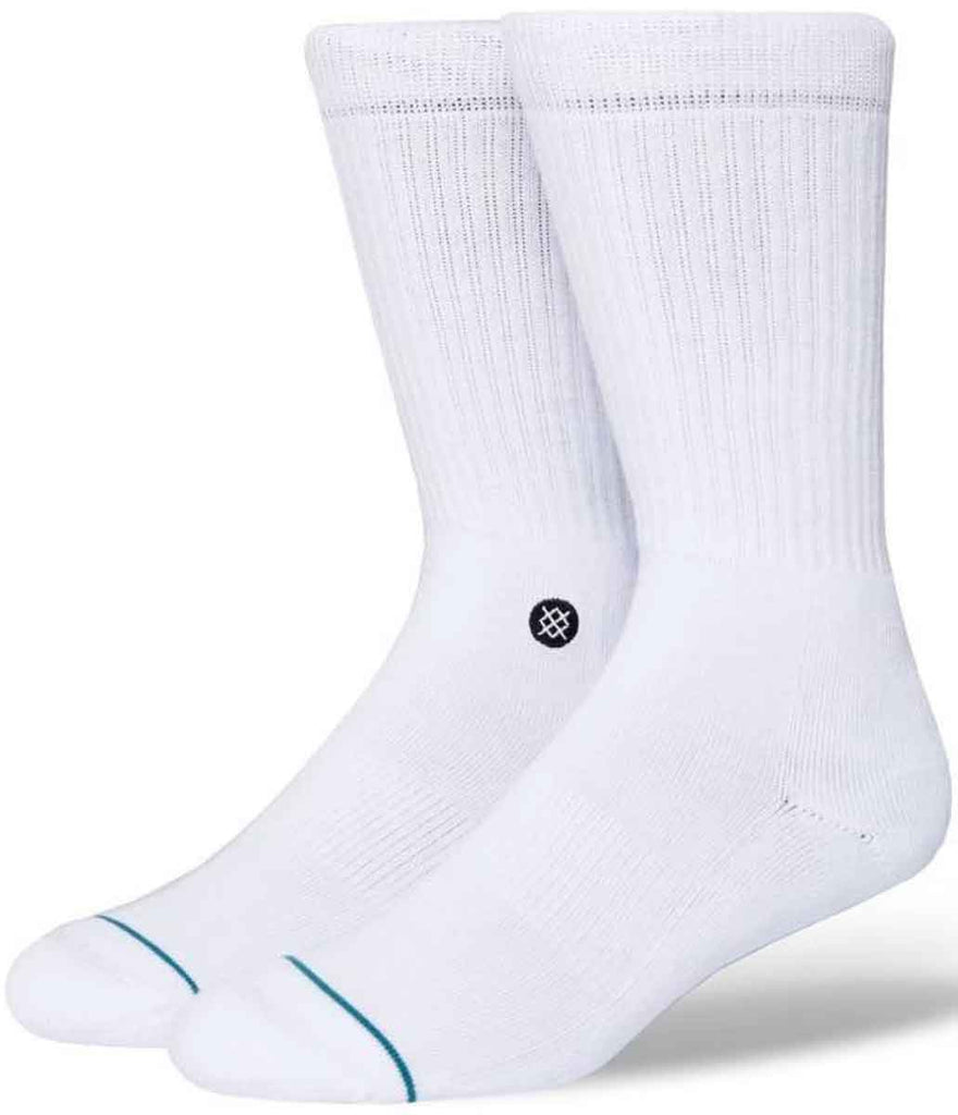 Stance Icon Socks White Black  Stance   