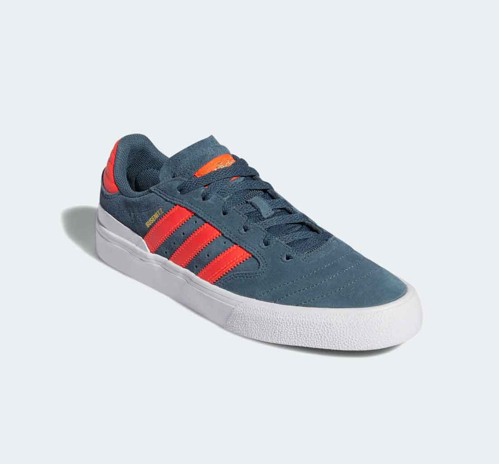 Adidas Skateboarding Busenitz Vulc II Legacy Blue Solar Red Schuh  Adidas Skateboarding   