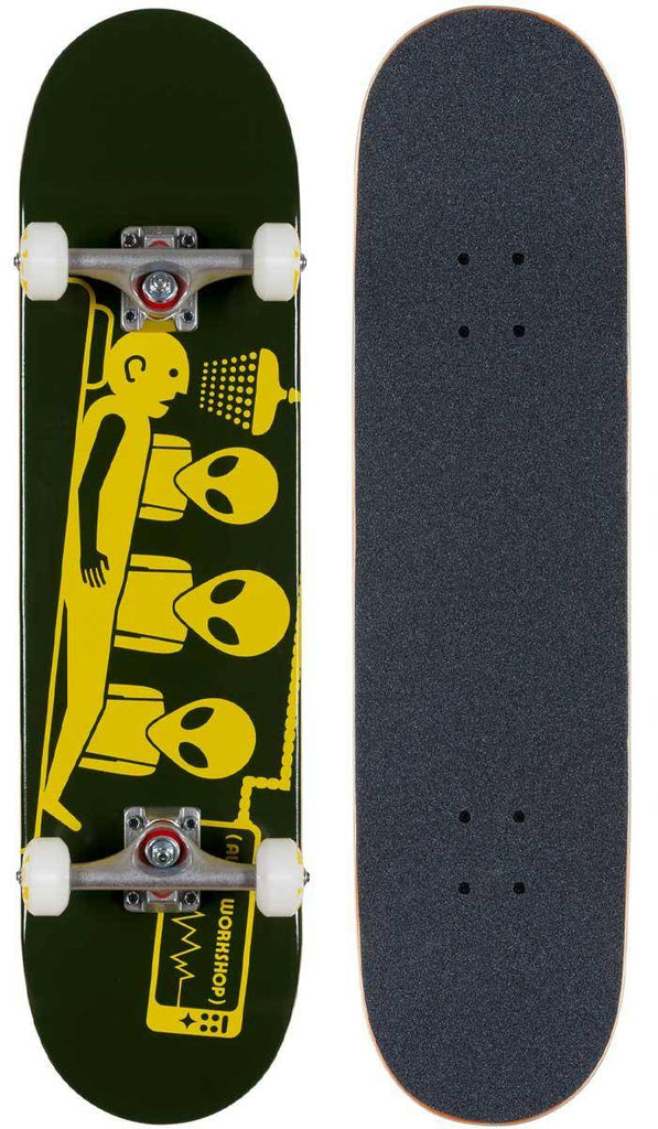 Alien Workshop Abduction 8.0 Complete Skateboard Green Yellow  Alien Workshop   