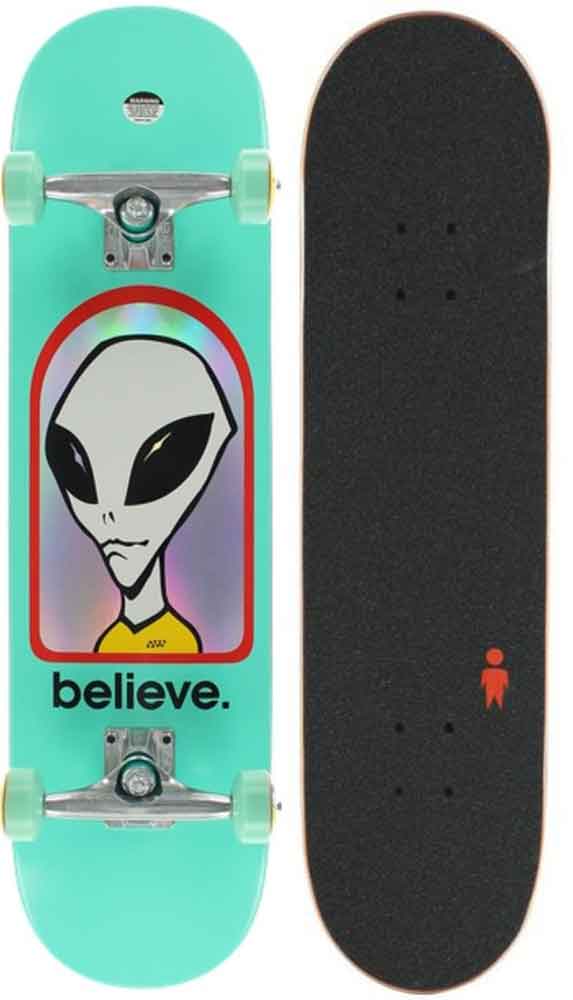 Alien Workshop Believe Hologram Complete 8.0 Skateboard  Alien Workshop   