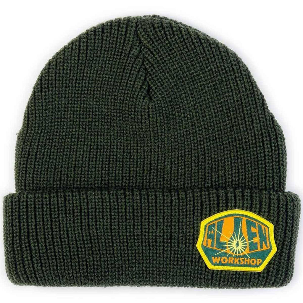 Alien Workshop OG Logo Beanie Army Green  Alien Workshop   