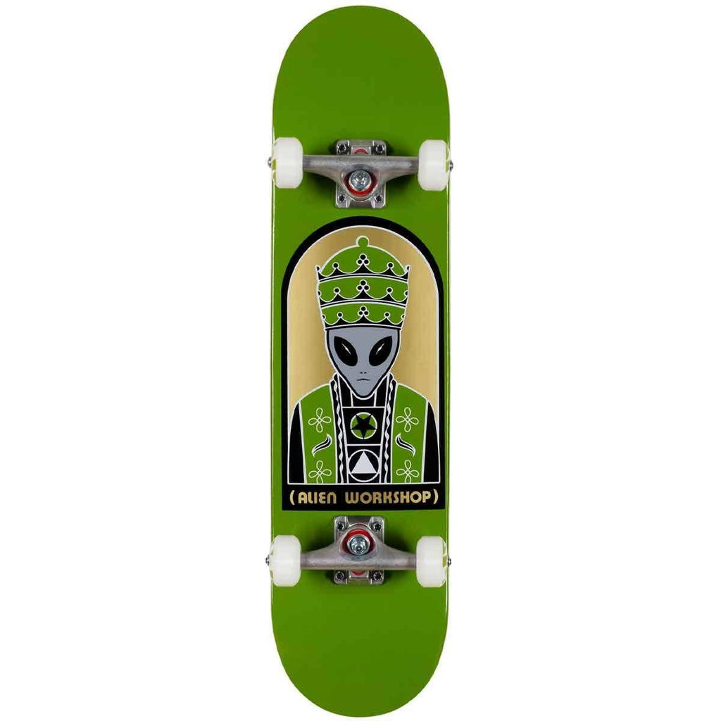 Alien Workshop Priest 7.75 Complete Skateboard Green  Alien Workshop   