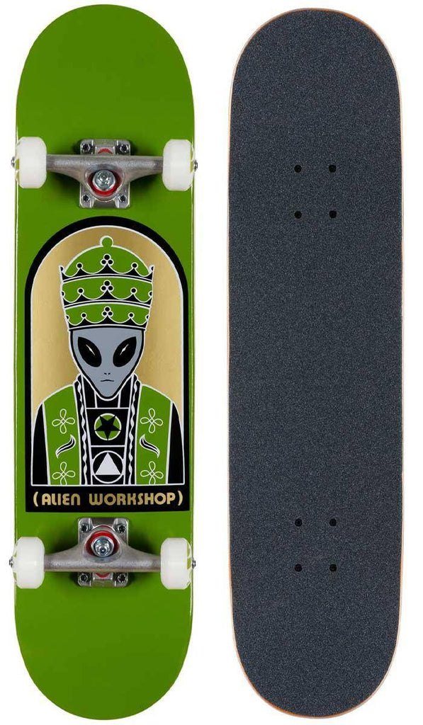 Alien Workshop Priest 7.75 Complete Skateboard Green  Alien Workshop   