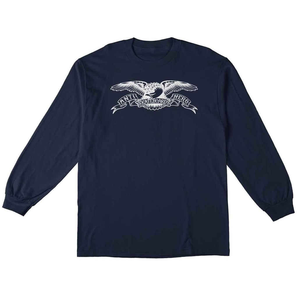 Anti Hero  Basic Eagle Longsleeve T-Shirt Navy  Anti Hero   