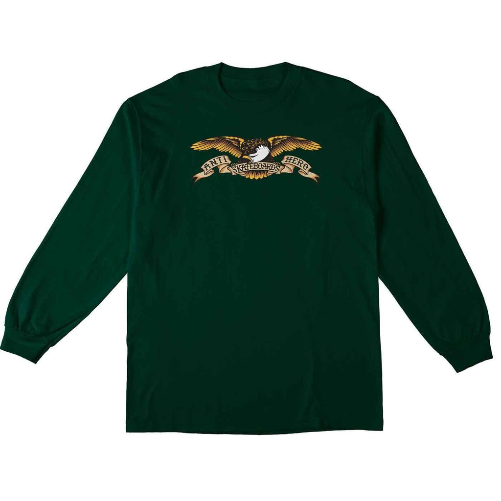 Anti Hero Eagle Longsleeve T-Shirt Forest Green  Anti Hero   