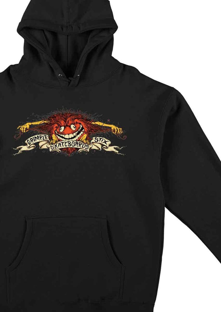 Anti Hero Grimple Eagle Hooded Sweatshirt Black  Anti Hero   