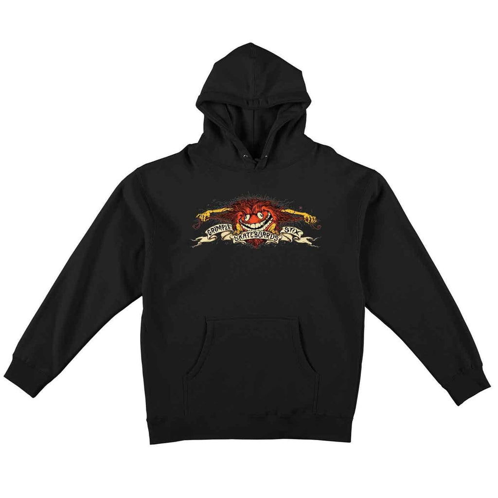 Anti Hero Grimple Eagle Hooded Sweatshirt Black  Anti Hero   