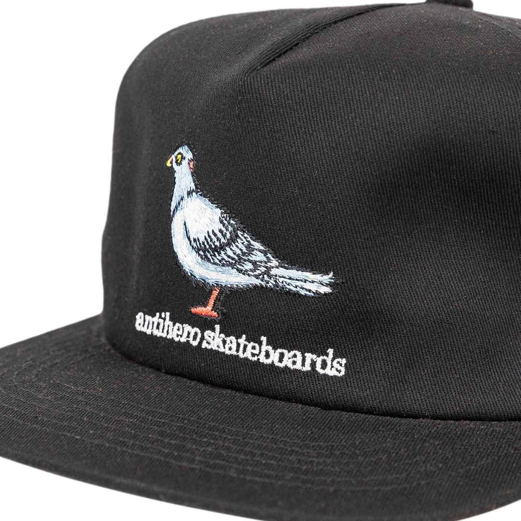 Anti Hero Lil Pigeon Snapback Cap Black  Anti Hero   