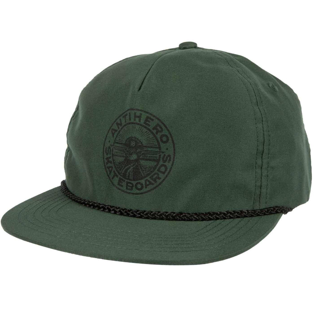 Anti Hero Stay Ready Snap Back Cap Dark Green  Anti Hero   