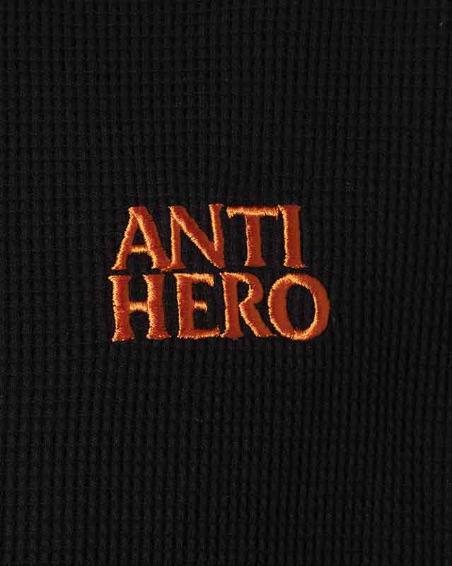 Anto Hero Lil Blackhero Thermal Longsleeve T-Shirt Black  Anti Hero   