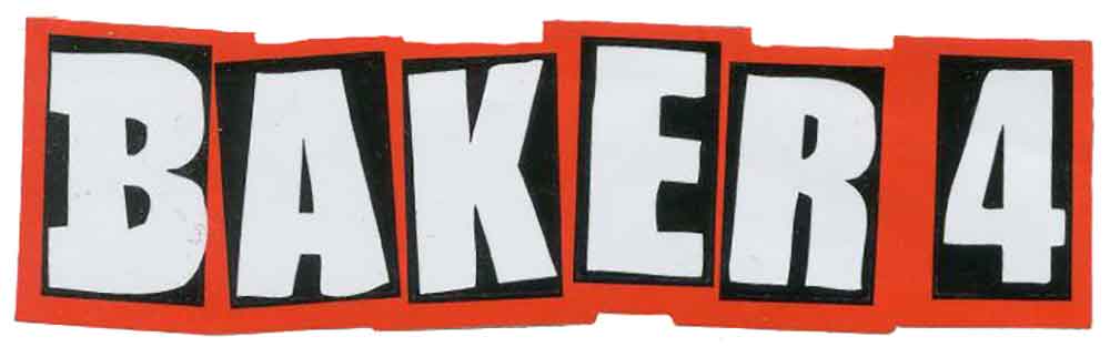 Baker Baker 4 Logo Sticker  Baker   