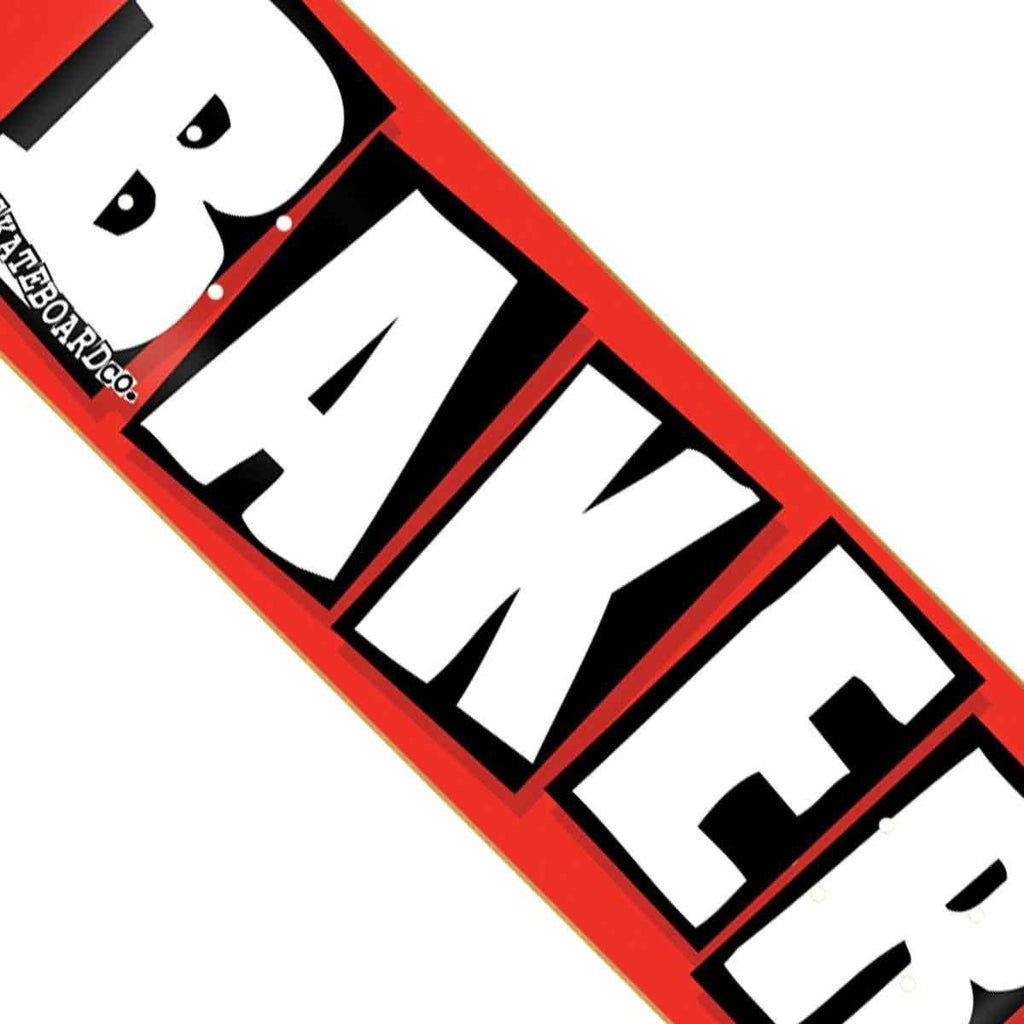 Baker Brand Logo White Deck 8.5  Baker   