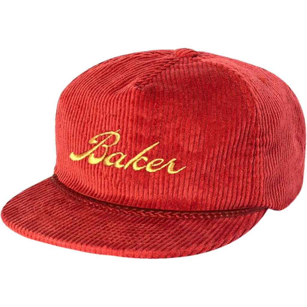 Baker Golden Cord Cap Red  Baker   