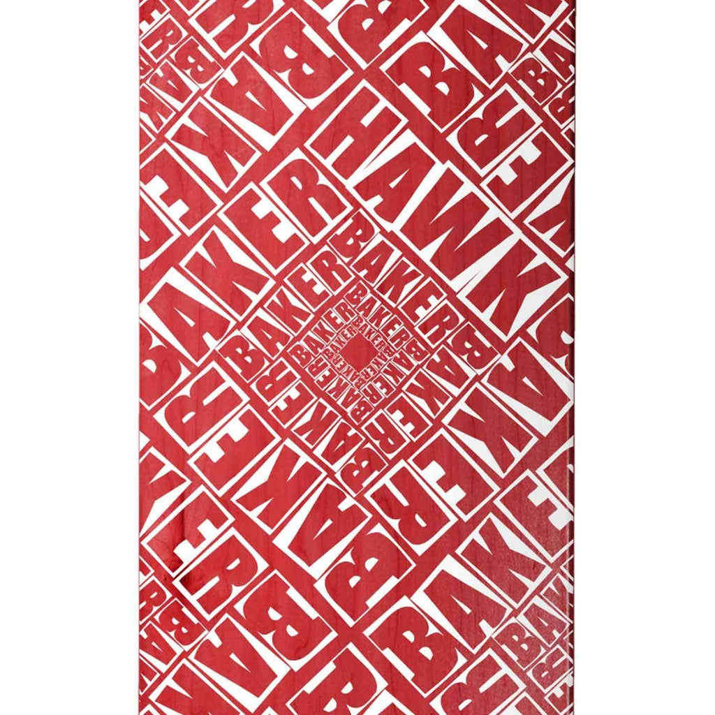 Baker Hawk Labyrinth 8.38 Deck Red  Baker   