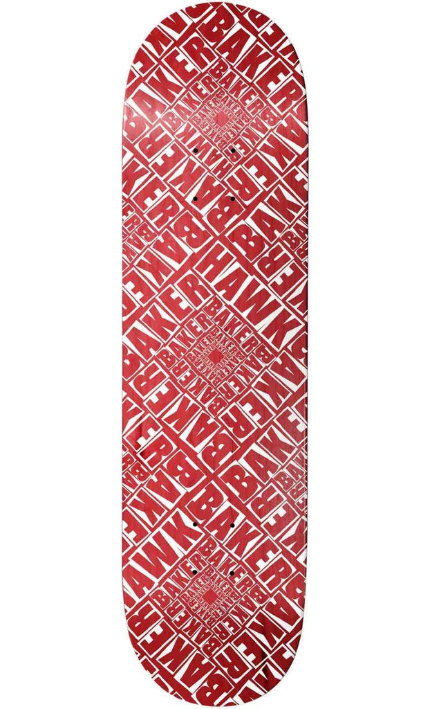 Baker Hawk Labyrinth 8.38 Deck Red  Baker   