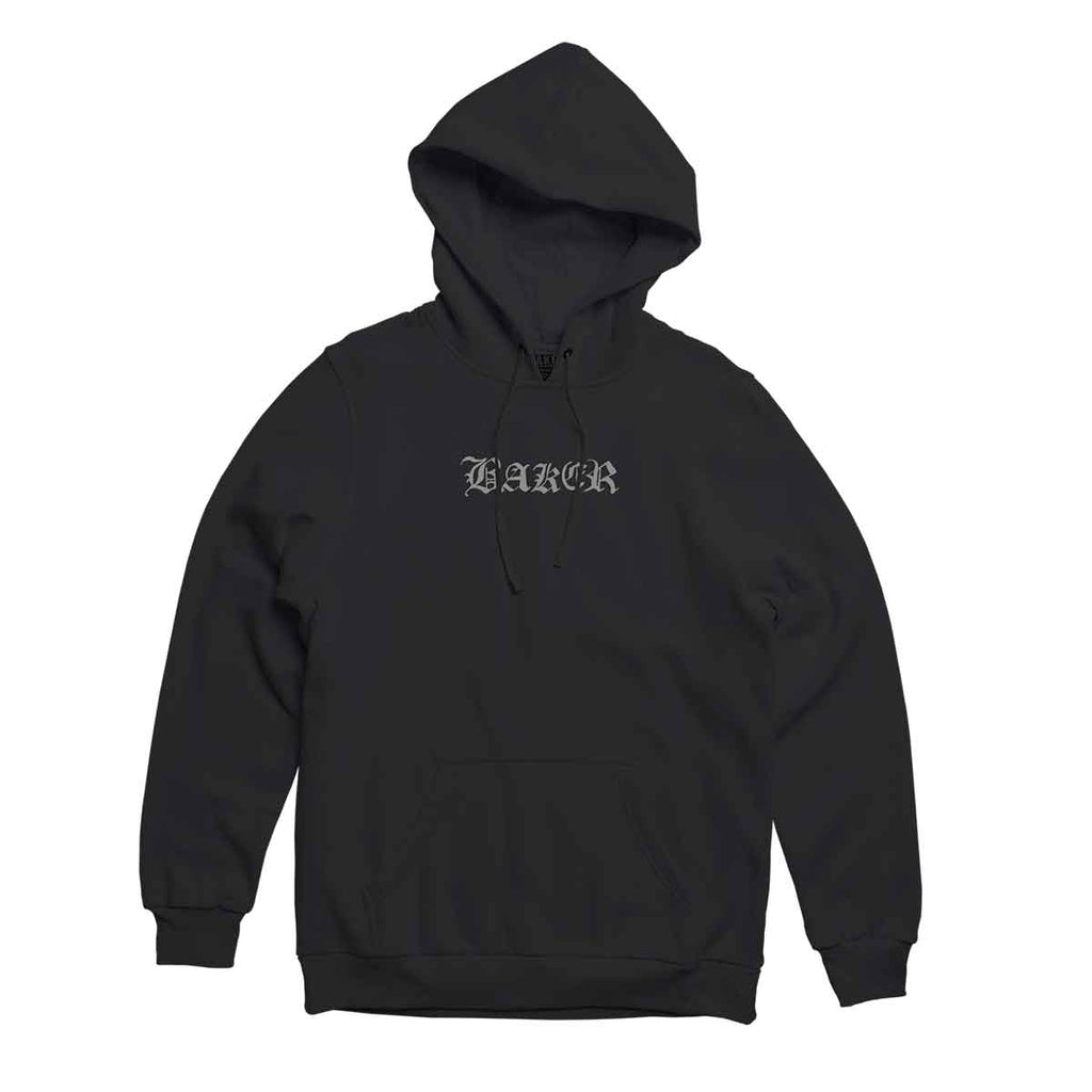 Baker Oakland Hooded Sweatshirt Black  Baker   