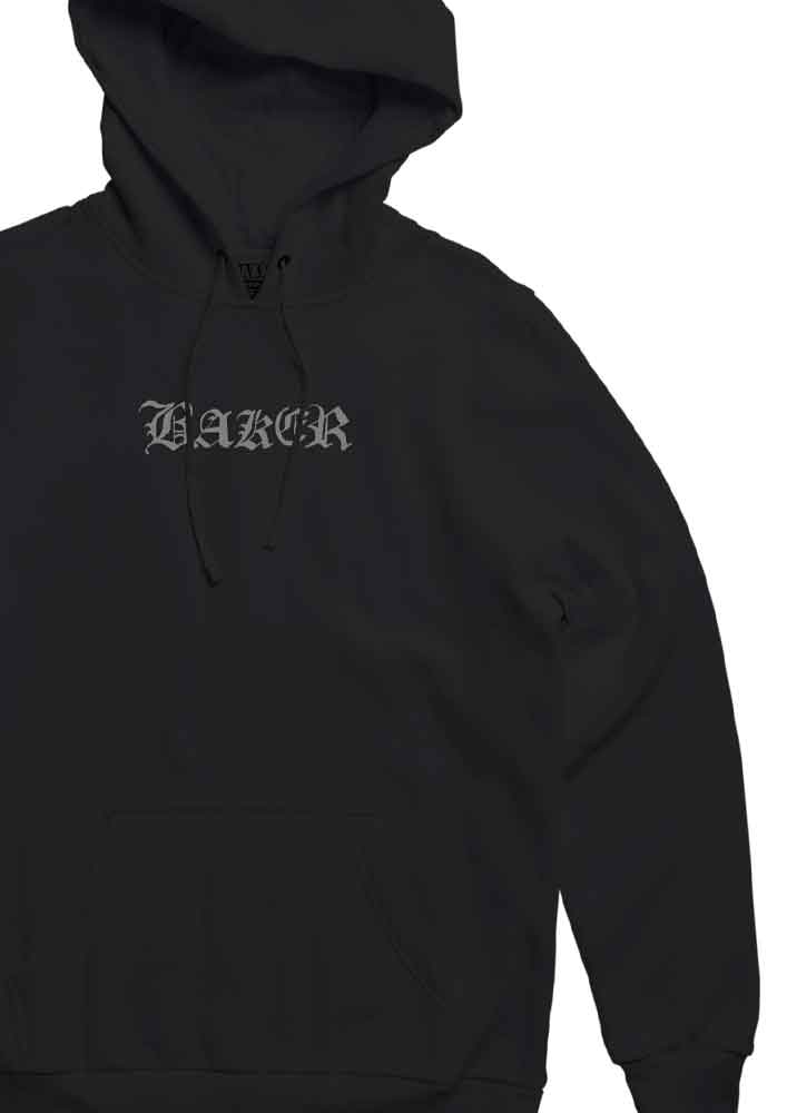 Baker Oakland Hooded Sweatshirt Black  Baker   