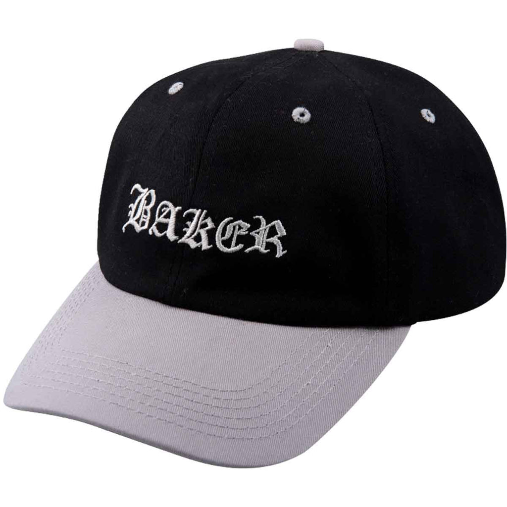 Baker Oakland Snapback Cap Black Grey  Baker   