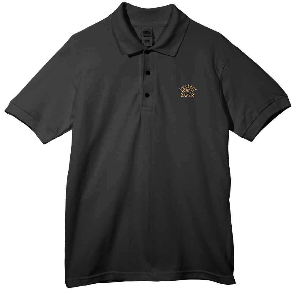 Baker Web Polo Shirt Black  Baker   