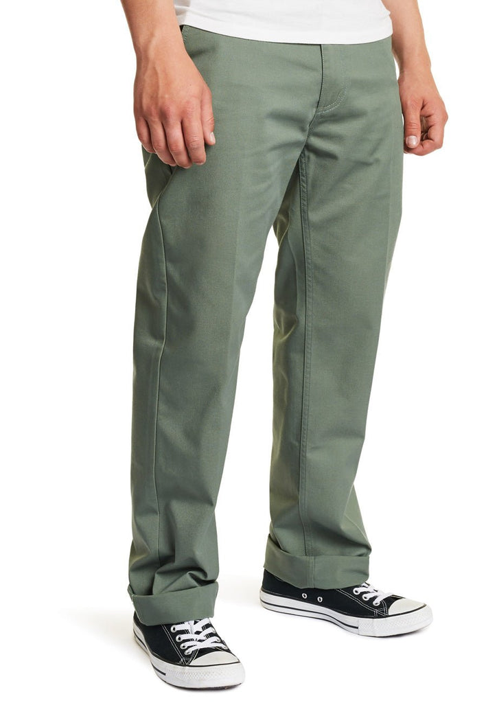 Brixton Labor Chino Pant Washed Chive  Brixton   