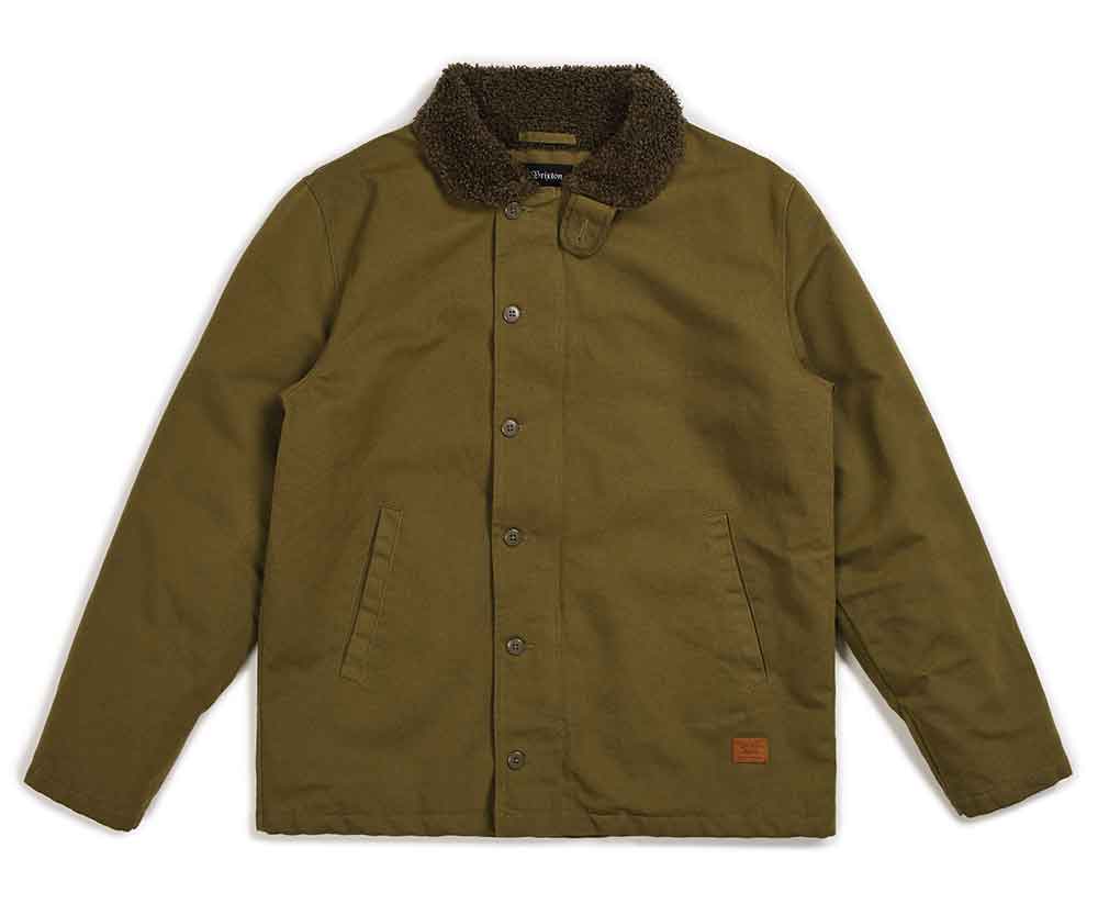 Brixton Mast Jacket Olive  Brixton   