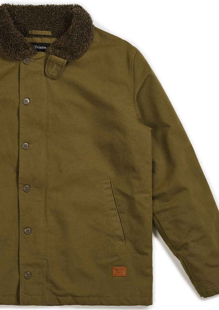 Brixton Mast Jacket Olive  Brixton   