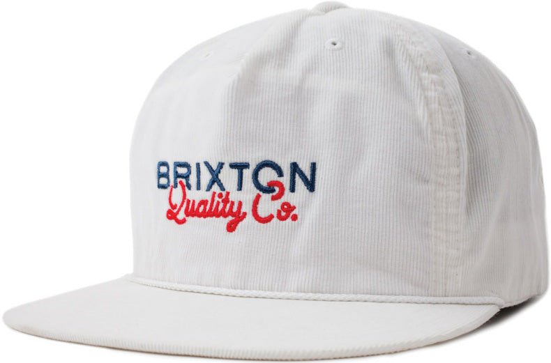 Brixton Medford Unstructured Snapback Off White  Brixton   