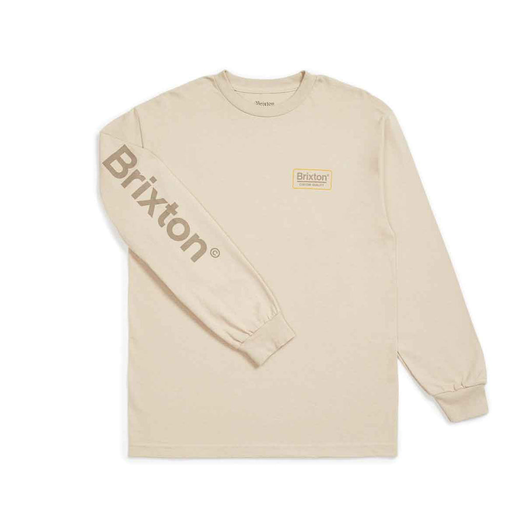 Brixton Palmer II Longsleeve T-Shirt Sand  Brixton   