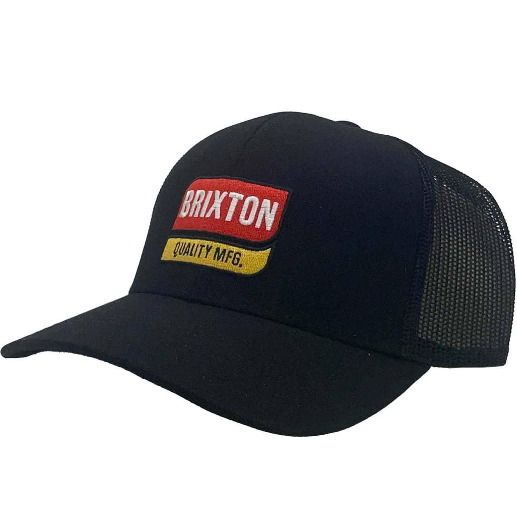 Brixton Scoop Mesh Cap Black  Brixton   